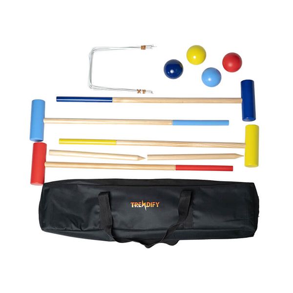 Trendify Croquet Wooden Outdoor Game