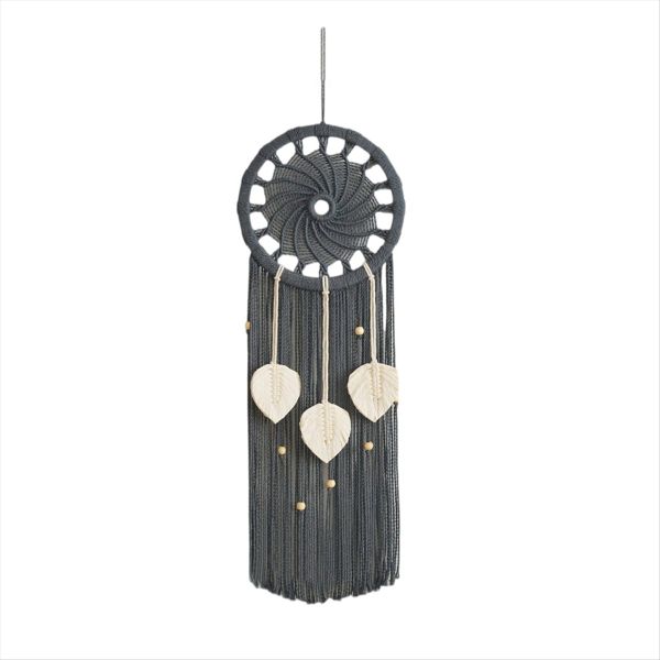 Boho Wall Decor Dream Catchers With 3 Woven Leaves Tassels 30X90Cm