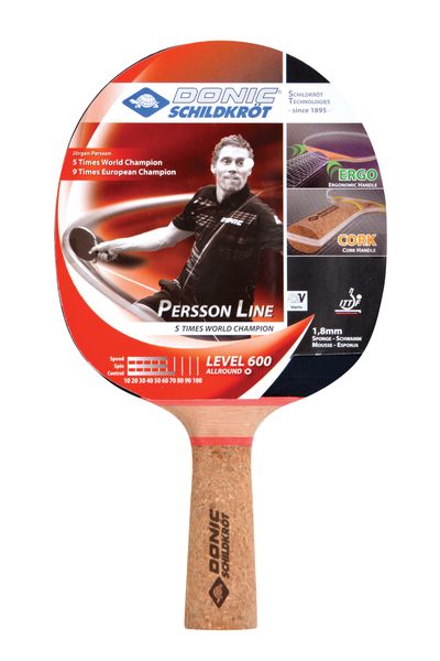 Donic-Schildkrot Persson 600 Table Tennis Bat