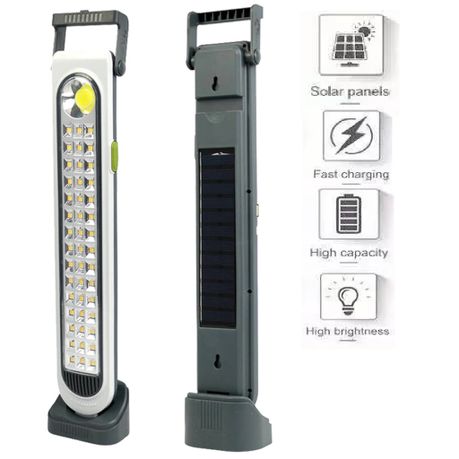 Solar Rechargeable LED Light Loadshedding Light Shop Today