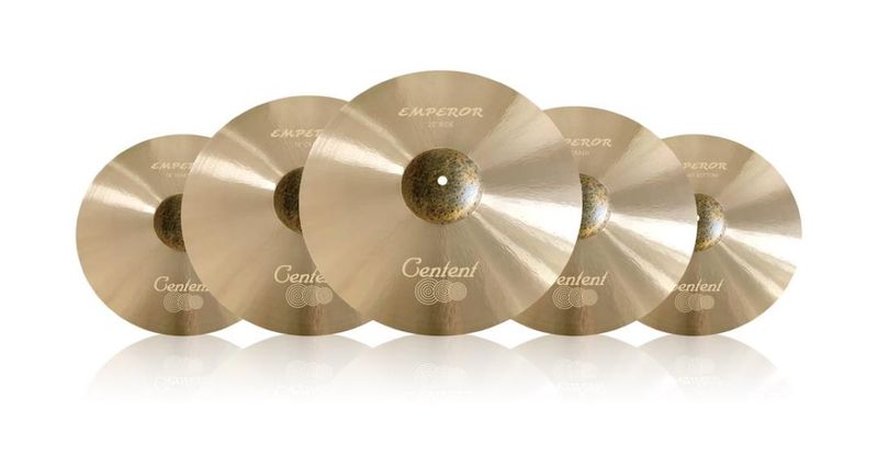 High Grade Professional 5 Piece Cymbal Set with Bag - Emperor