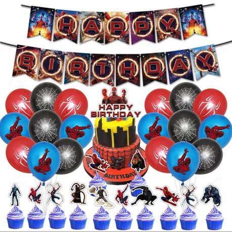 Spectacular Spiderman Theme Birthday Decor at Rs 9000/event in