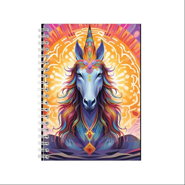 Psychedelic Horse 1 A5 Spiral Notebook Christmas Gift