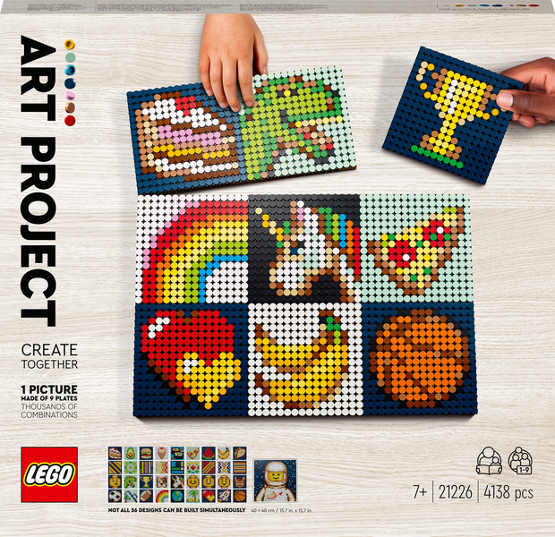 LEGO Art: Art Project - Create Together 21226 Building Kit (4,138 Pieces)