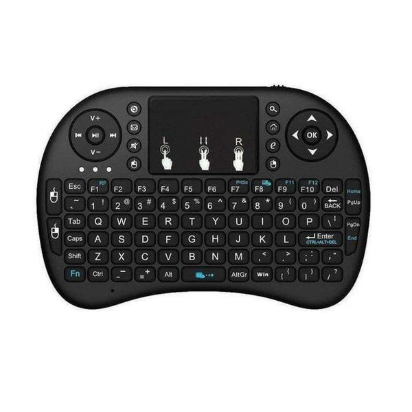 Backlit Mini Wireless Keyboard Touchpad Mouse