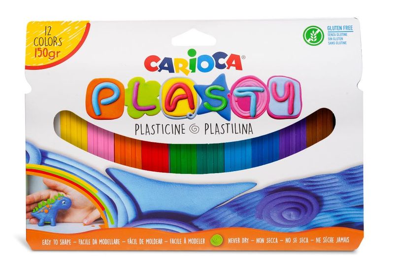 CARIOCA Modelling Clay - Plasty 150g 12piece