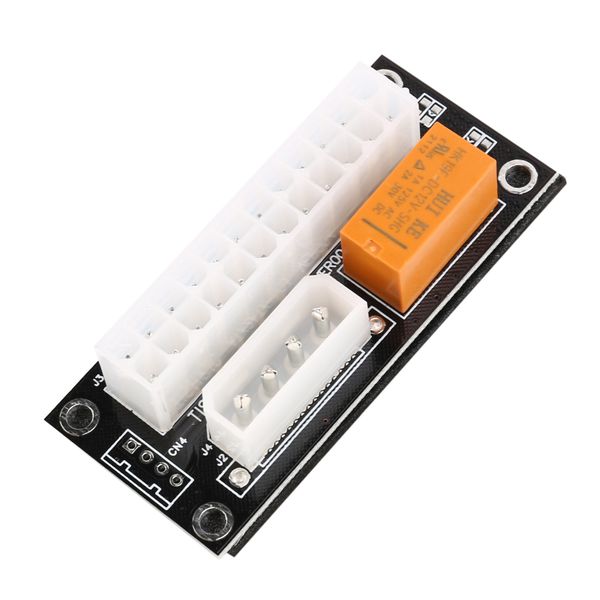 Dual PSU Power Supply Sync Adapter Add2Psu ATX 24Pin to 4Pin Molex