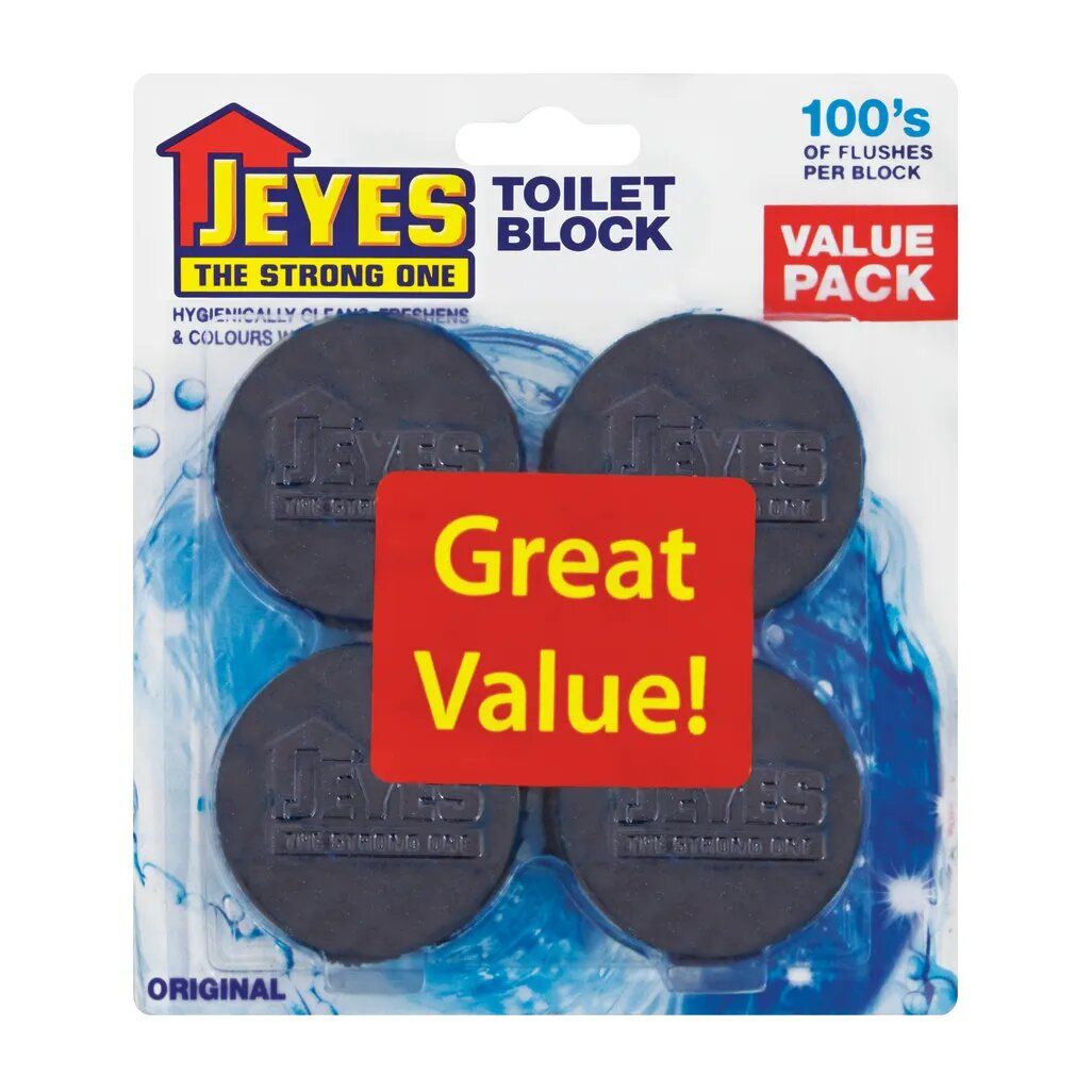 Jeyes Toilet Cleaner Regular Pack 4x45g Shop Today. Get it Tomorrow