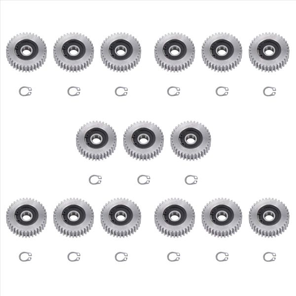 3 Pieces Gear Diameter 38 Mm 36 Tooth Thickness 12 Mm Steel Gear