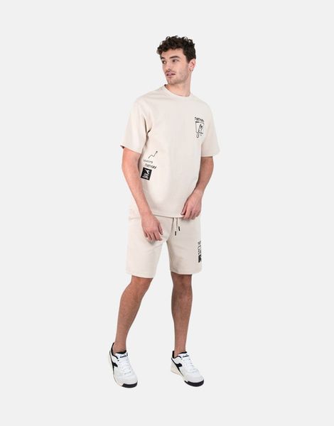 Diadora Kael/Titan Mens Off-White Track Short Set