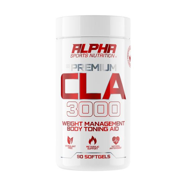 Alpha Sports Nutrition Premium CLA 3000 - 90 Softgels