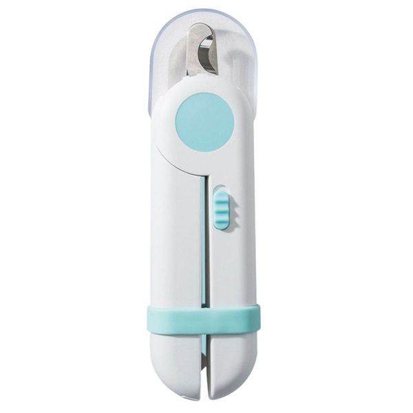 Safety Pet Nail Clipper with Protective Guard - Blue