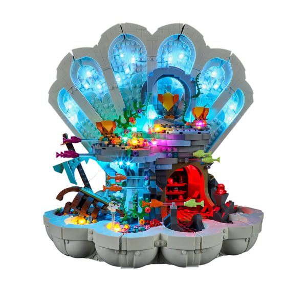 Briksmax Light Set For Lego 43225 The Little Mermaid Royal Clamshell