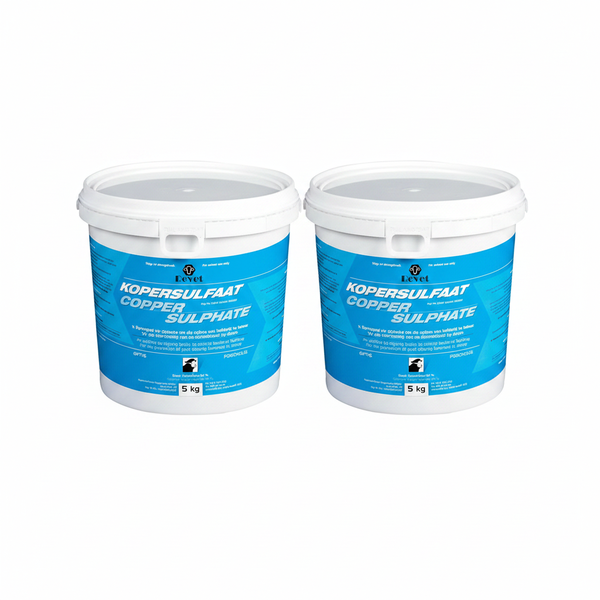 Revet 5Kg Copper Sulphate - Agricultural Fungicide &amp; Soil - 2 Pack