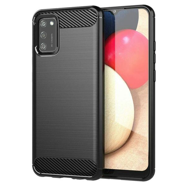 Slimfit Shockproof Carbon Case for Samsung Galaxy A02s