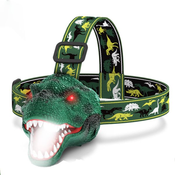 Children's headlights, Tyrannosaurus rex camping children's headlights
