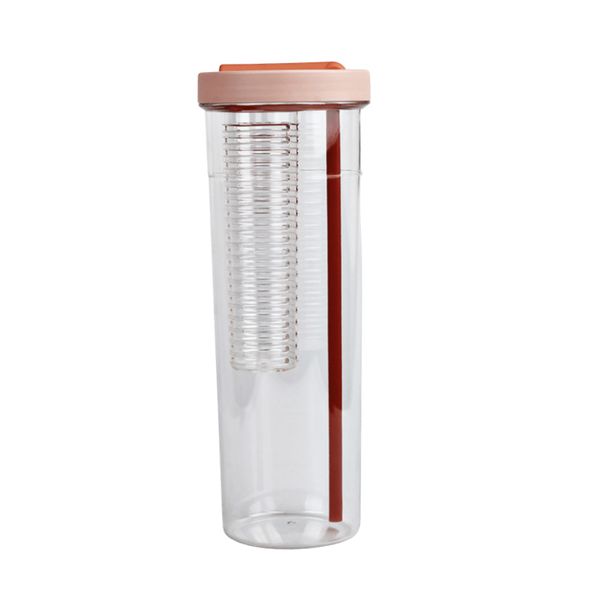 Compact Water Flavor Infuser Bottle with Foldable Straw - 750ml