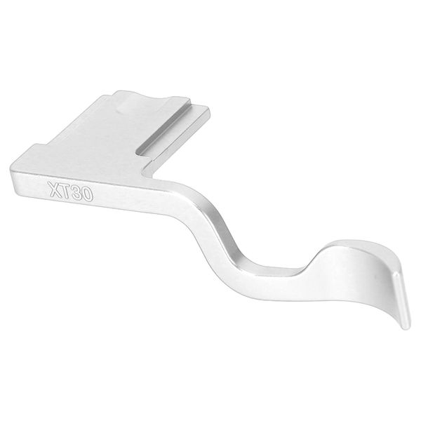 Aluminum Thumb Grip Compatible with Fuji X-T Cameras, Silver