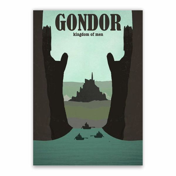 Gondor Kingdom Of Men Poster - A1