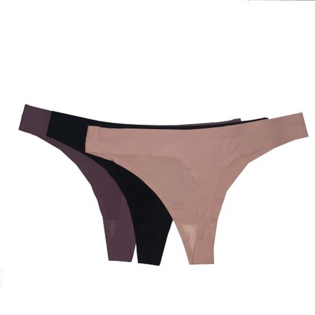 3 Pack Seamless Thongs