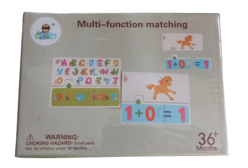 Multi-Function Matching Kids Wooden Educational Puzzle
