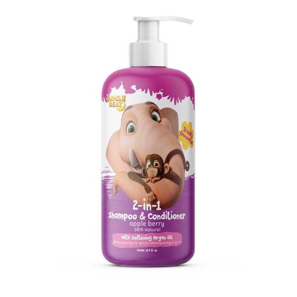 Jungle Beat Kids - 2 in 1 Shampoo/Conditioner 500ml (Trunk)