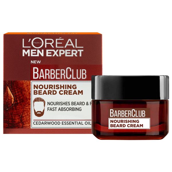 LOreal Men Expert Barber Club - Nourishing &amp; Thickening Beard Cream - 50ml