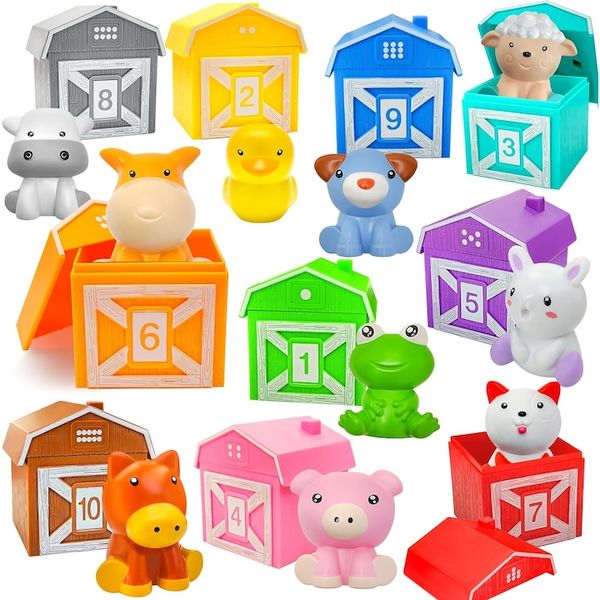 Montessori Educational Toy for Children - Interactive Animal Farm Set