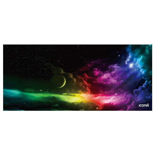 Iconix Spectrum Earth Full Desk XL Coverage Gaming and Office Mouse Pad ...