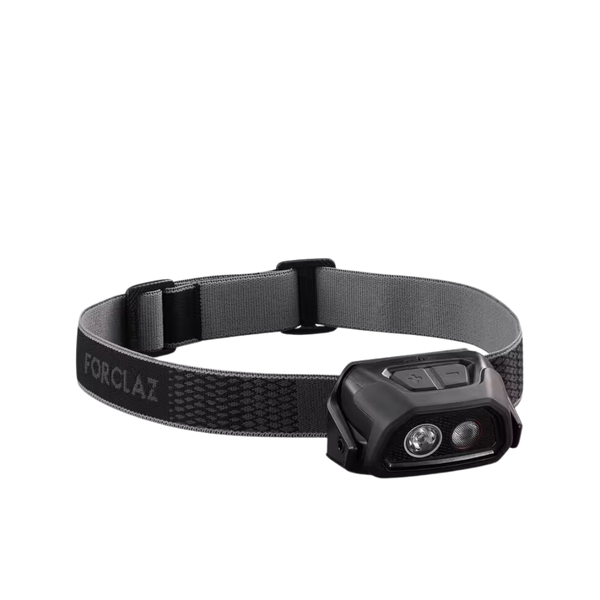 Forclaz Rechargeable Head Torch - 300 lumen - HL500 USB V3 - black
