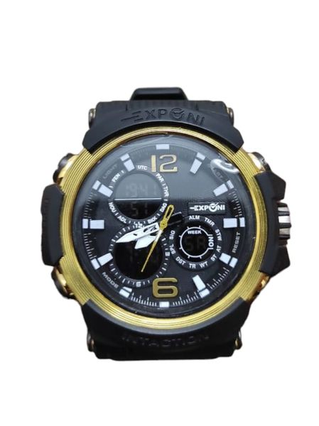 Digital/Analogue Waterproof Sports Military Watch Metal Rim