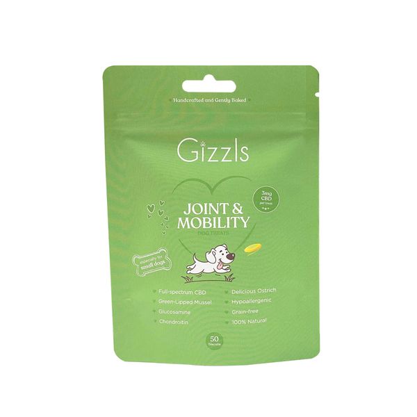 Gizzls Joint and Mobility CBD Dog Treats for Small Dogs