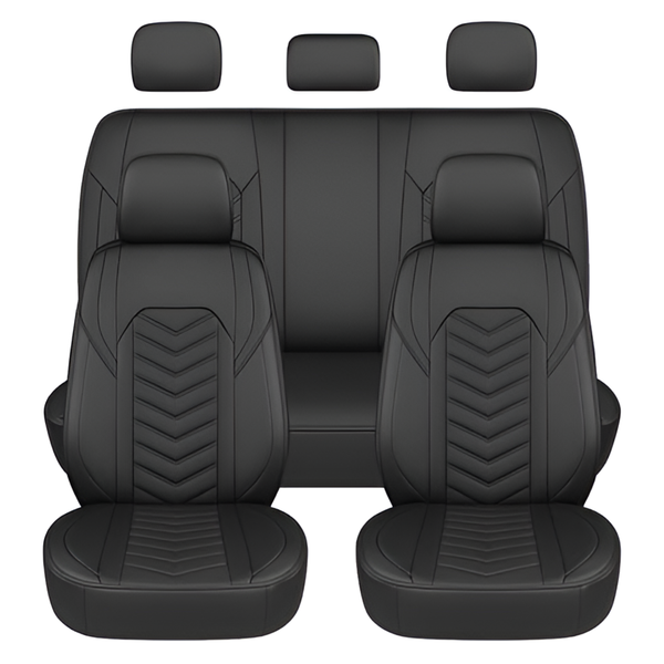 5pc PU Leather Car Seat Covers - Universal Fit
