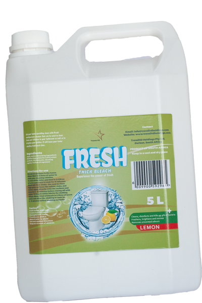 Fresh Thick Bleach Multipurpose cleaner (5lt) - Lemon Fragrance