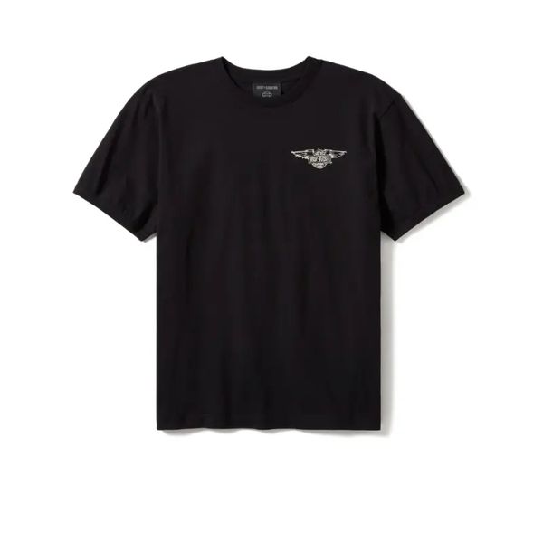 Willie G Sketch Art Ringer Tee - Black