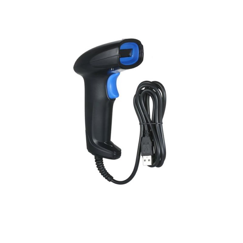 Laser Barcode Scanner 1D Wired with USB Cable Handheld Quick Scan