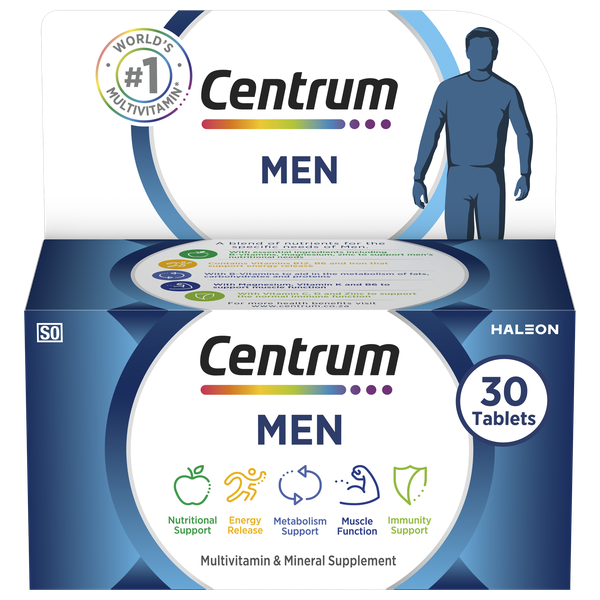 Centrum Men Multivitamins 30 Tablets
