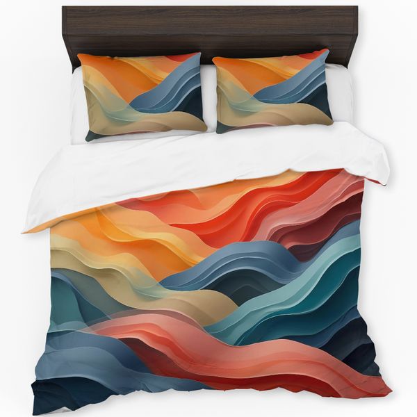 Waves of Organza Duvet Cover Set