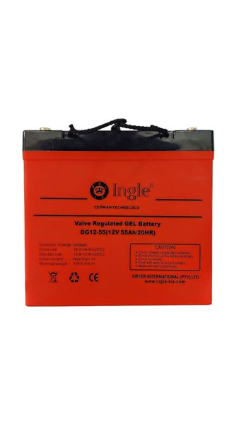 Ingle Gel 12V 55AH Battery Deep Cycle
