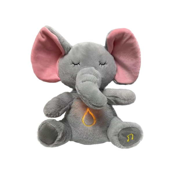Portable Breathing Light and Sound Plush Baby Toy