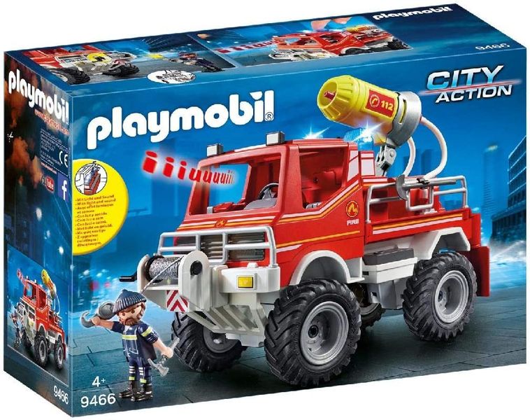 Playmobil City Action 9466 Fire Truck for Children Ages 5+ (9466)