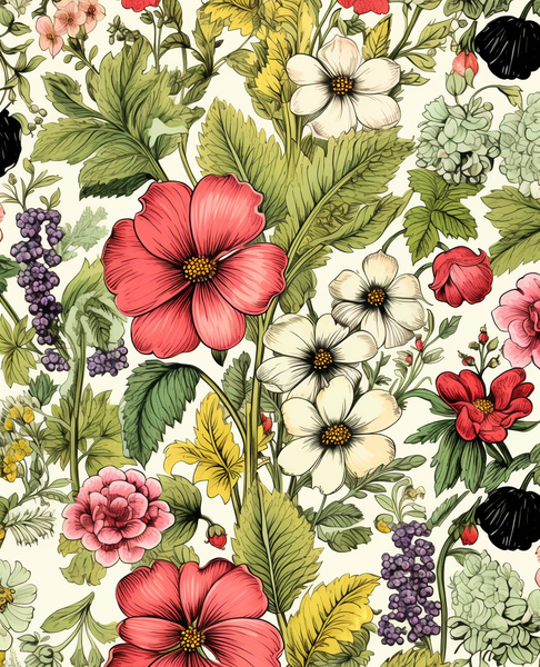 Garden Glow - Paint by Numbers Kit for Adults, 40cm x 50cm Canvas