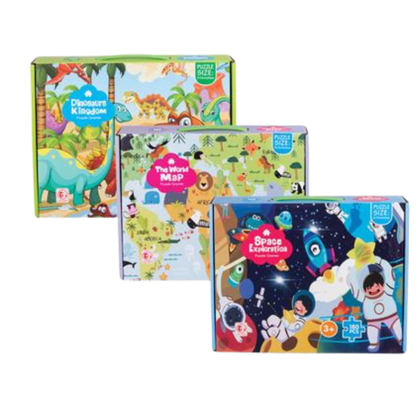 Pack of 3 180 Piece Jigsaw Puzzle