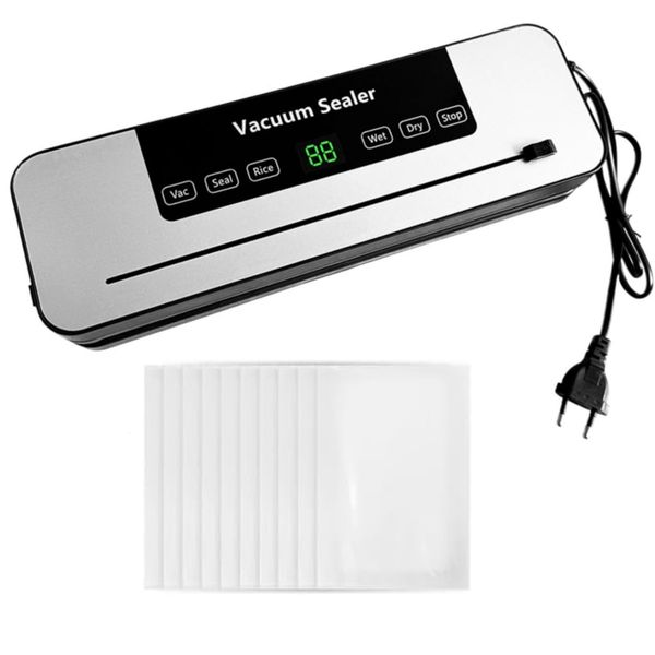 Apauls Vacuum Sealer Machine, with 50 Bags,for Food Storage, Moist&amp;Dry Mode