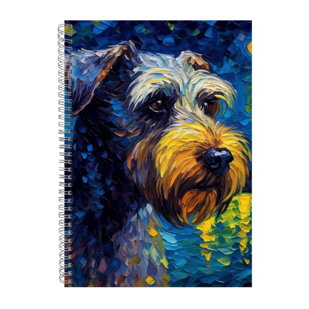 STANDARD SCHNAUZER Starry Night Notebook Gift Idea A4 NotePad 117 ...