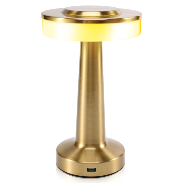 Touch Led Rechargeable Table Lamp Dining Table Bar Table Lamp Bronze