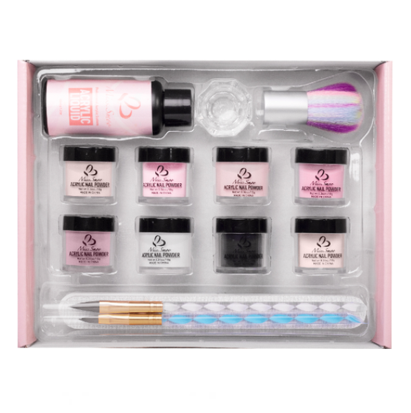 16 pcs Acrylic Nail Mini Kit Combo