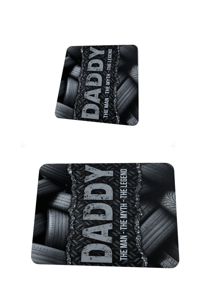 Daddy - Mouse pad and Coaster Set