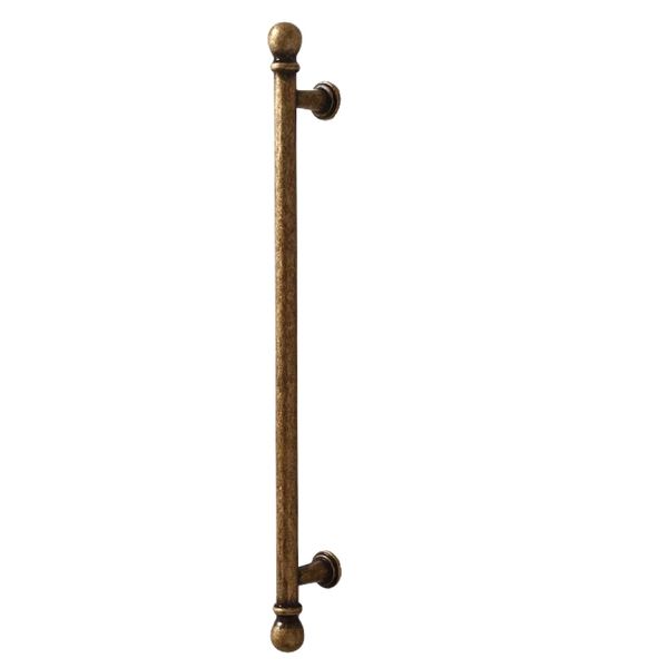 Decor Vintage Brass Tone Cabinet Drawer Handle Door Knob Set of 2 - 16cm