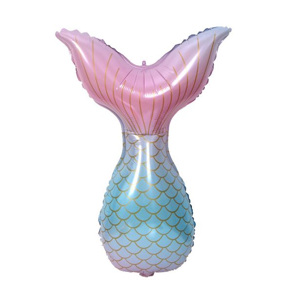 iKids Mermaid Tail Balloon Pink 52 x 85 cm